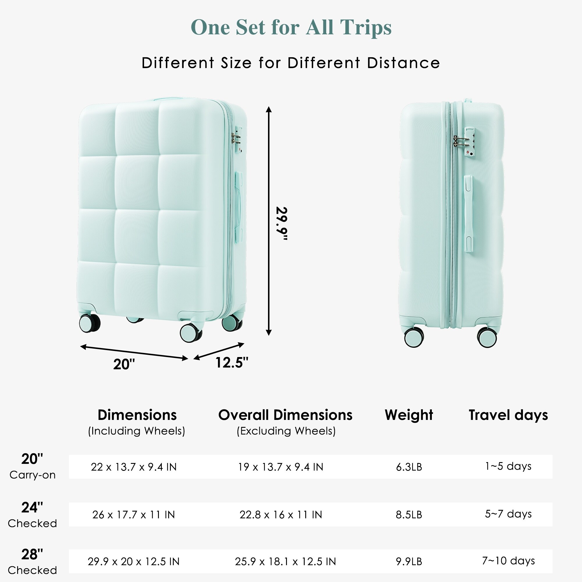 24 x 16 x 11 luggage cheap