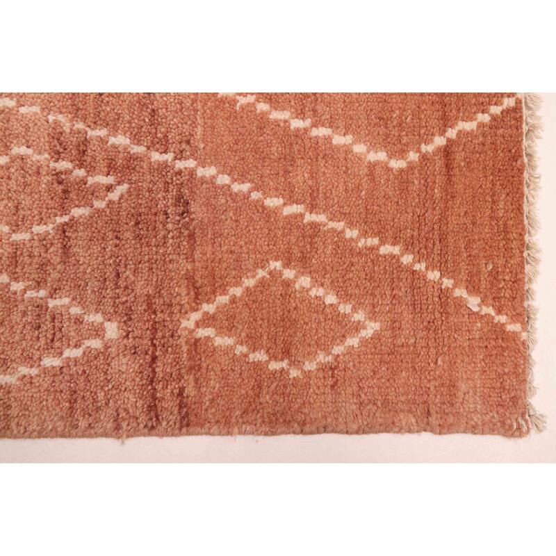 ECARPETGALLERY Hand-knotted Tangier Copper Wool Rug - 9'0 x 12'0