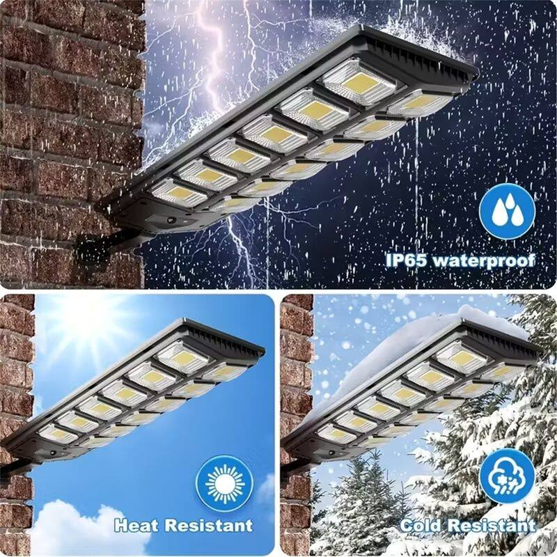 Ultra-Bright 800W Solar Street Light with Dusk to Dawn Sensor