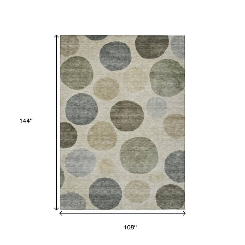 HomeRoots Geometric Transitional Rectangle Outdoor Rug