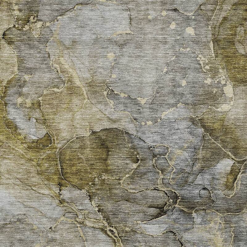 HomeRoots Abstract Transitional Rectangle Outdoor Rug