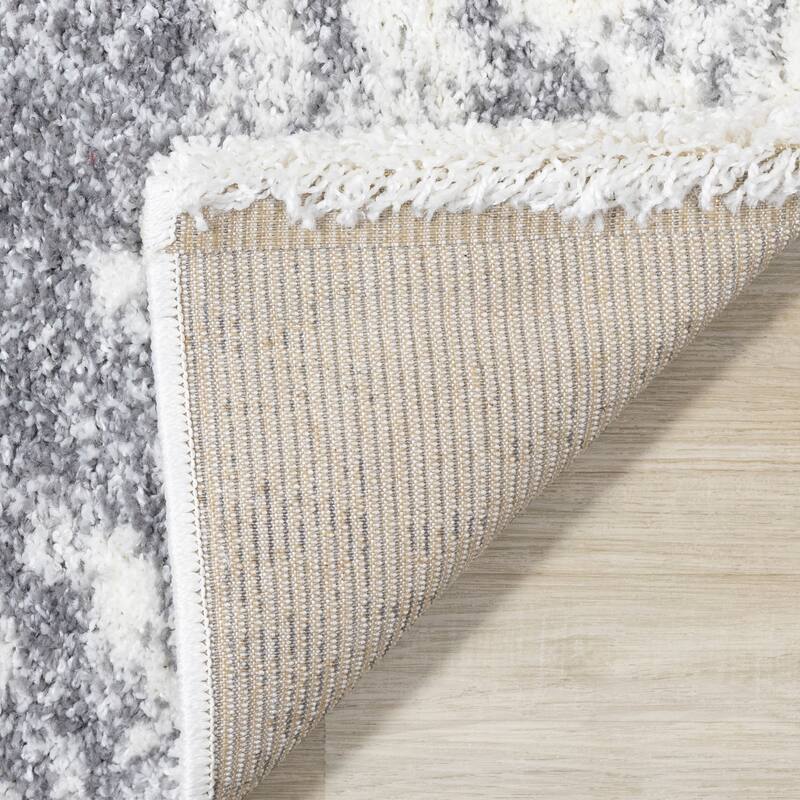 Fairmont Collection - White/Grey Wispy Cloud Rug