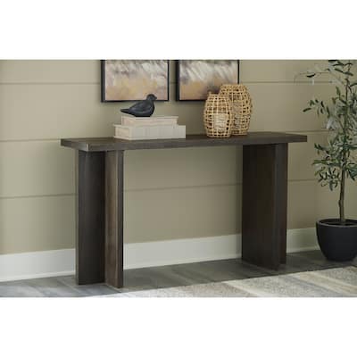 Signature Design by Ashley Jalenry Grayish Brown Console Sofa Table - 53" W x 15" D x 30" H