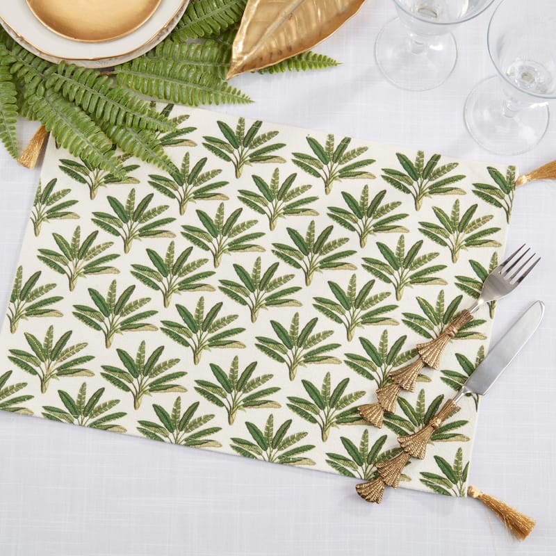 Palm Tree Placemat (Set of 4) - 13"x18"
