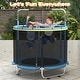 preview thumbnail 10 of 17, Kids Trampoline, Adjustable Toddler Trampoline with Safety Enclosure