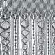 preview thumbnail 13 of 41, Lush Decor Boho Macrame Textured Cotton Valance/Kitchen Curtain/Wall Decor
