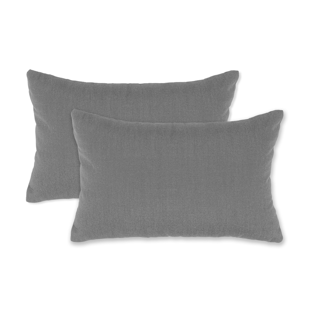 13" x 19” Rectangle Outdoor/Indoor zippered Pillow, (set of 2) By Austin Horn Classics