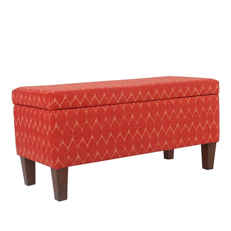 Porch & Den Harmar Large Textured Storage Bench