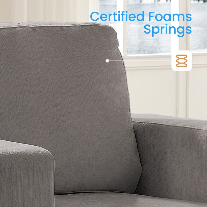 Mixoy Chenille 3 Piece Living Room Sofa Set,3-Seat Sofa/Loveseat/Armchair Sofa Sets,Modular Sectional Couch Furniture Sets