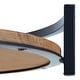preview thumbnail 5 of 4, Kate and Laurel Ficher Wood and Metal Round Decorative Tray - 15" Diameter