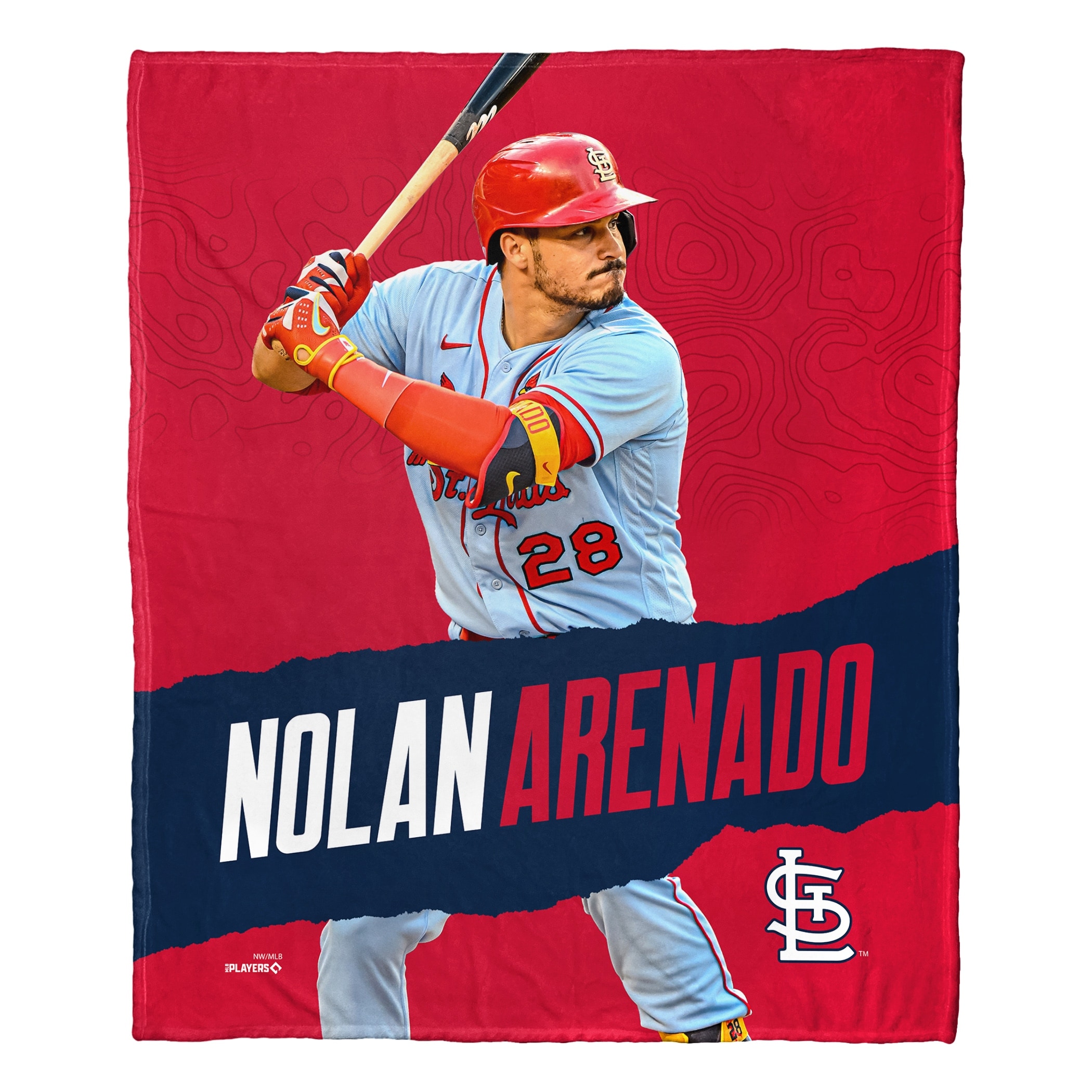MLB St. Louis Cardinals Micro Throw Blanket