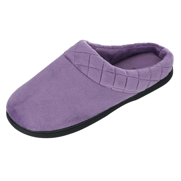Shop Dearfoams Women's Microfiber Velour Clog Slipper with ...