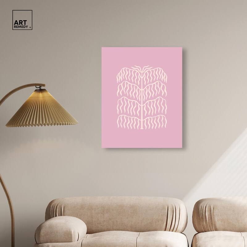 Lavender Mauve Canvas by Art Remedy, Gallery Wrapped