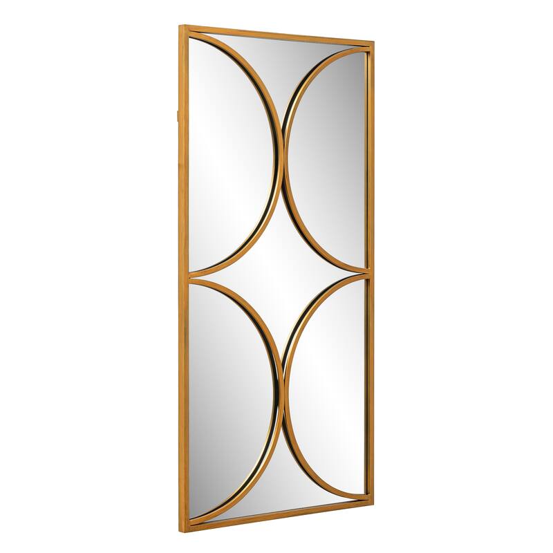 47.2" Modern Decorative Wall Mirror - Antique Gold