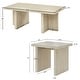preview thumbnail 14 of 26, Roundhill Furniture Mchome 3-Piece Coffee Table Set, Coffee Table and Two End Tables