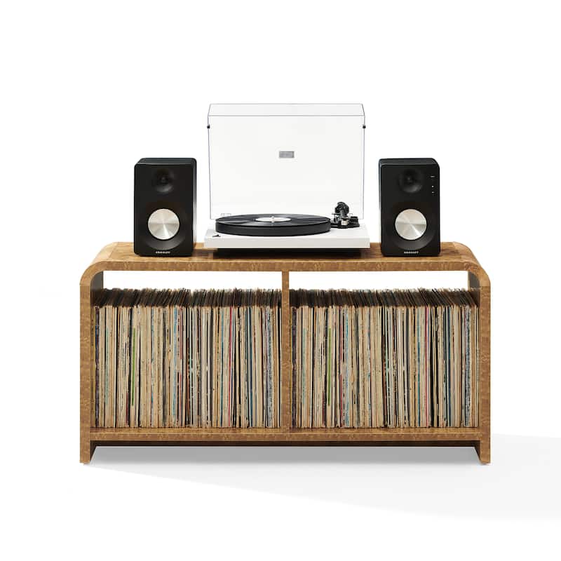 Crosley Ingrid Medium Record Player Stand With Vinyl Storage