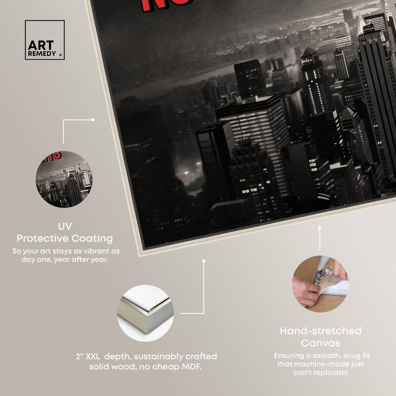 No Limits City Canvas by Art Remedy