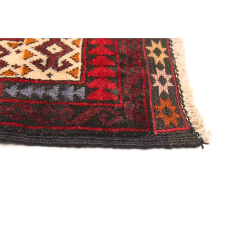 ECARPETGALLERY Hand-knotted Teimani Cream Wool Rug - 3'7 x 5'9