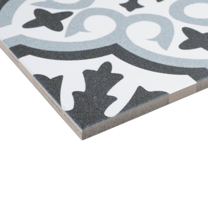 Merola Tile Berkeley Essence Sky 17-3/4" x 17-3/4" Porcelain Floor and Wall Tile