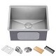 preview thumbnail 12 of 144, KRAUS Kore Workstation Undermount Stainless Steel Kitchen Sink