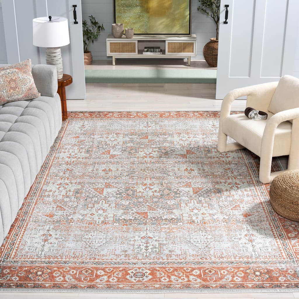SAFAVIEH Arizona Karmija Vintage Machine Washable Rug
