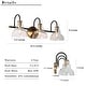 preview thumbnail 24 of 36, Modern 1/2/3/4 Lights Black Gold Bathroom Vanity Light Fixture Farmhouse Wall Sconce Light for Bathroom