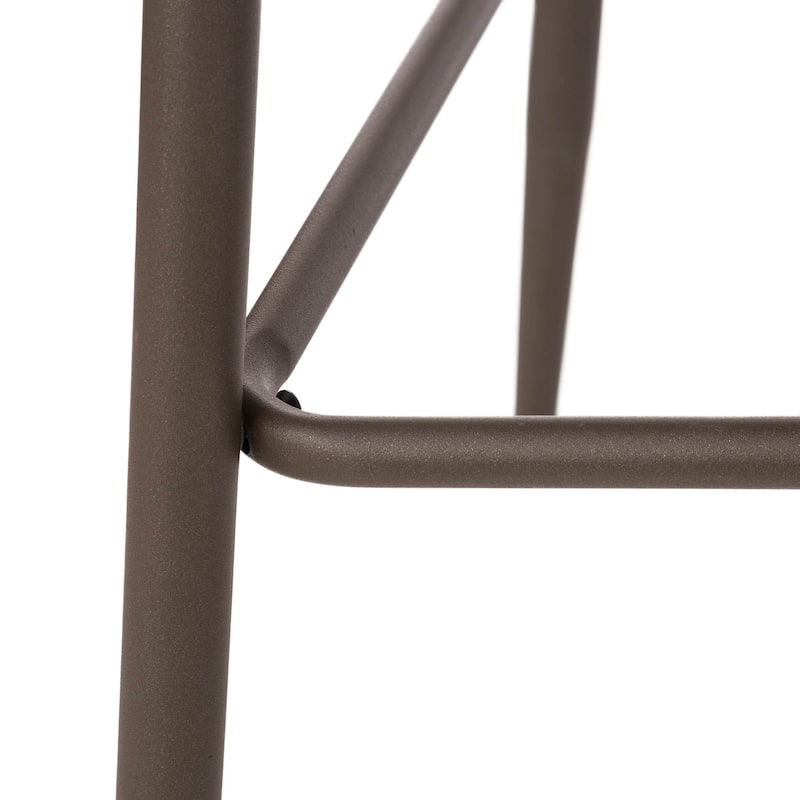 Glitzhome Set of 2 or 4 Modern Fabric/ PU Swivel Counter or Bar Stool with Metal Legs