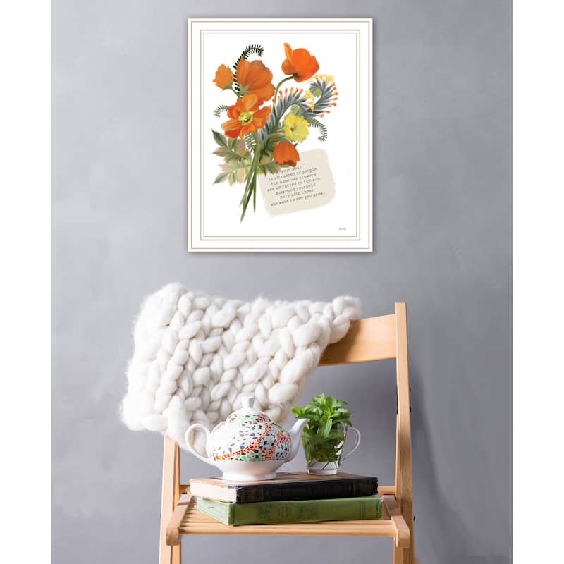 TrendyDecor4U Contemporary "See You Grow" Framed Print Wall Art