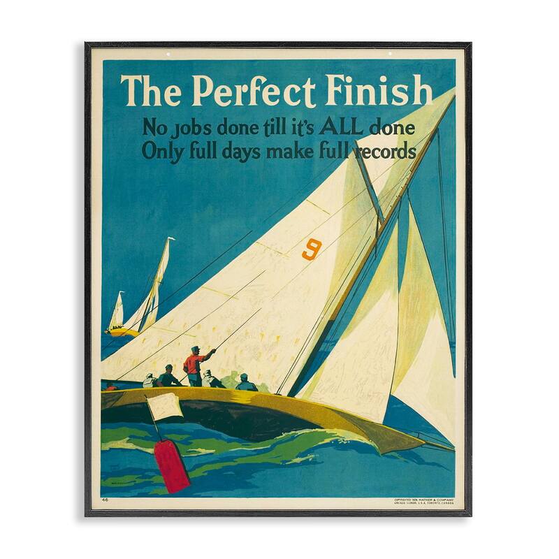 Stupell Perfect Finish Antique Sailors Framed Giclee Art Design By Marcus Jules - 11 x 14 - Black