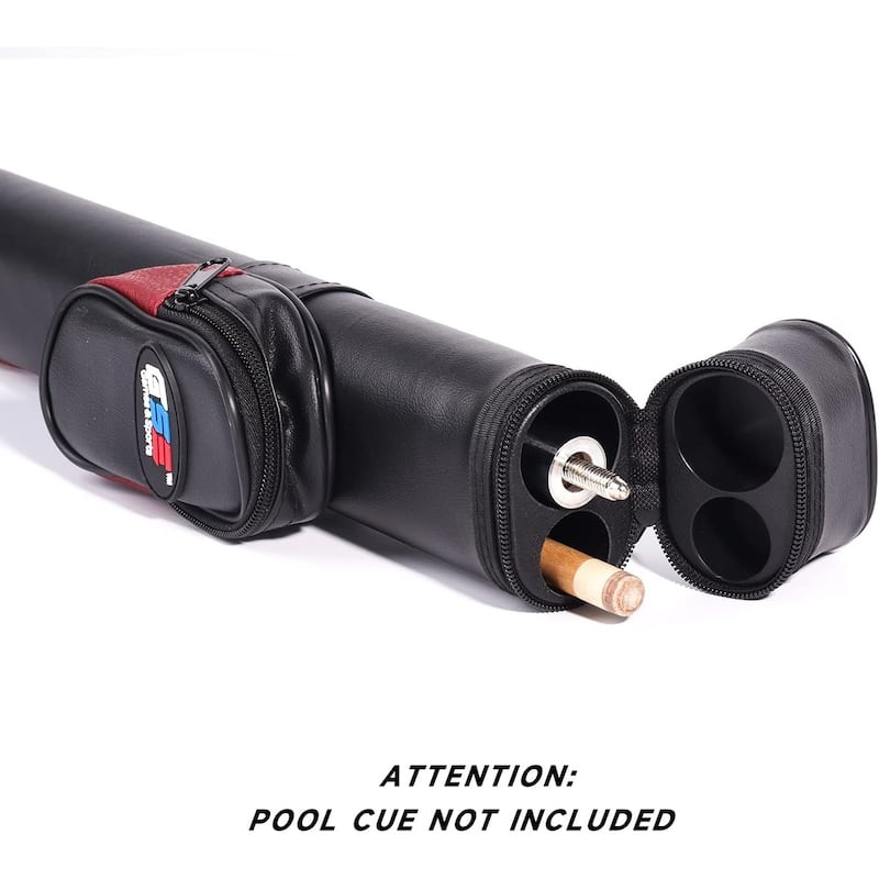 GSE™ 1x1 Deluxe Hard Billiard Pool Cue Stick Carrying Case, Billiard Cue Case Holds 1 Butts/1 Shafts (7 Colors)