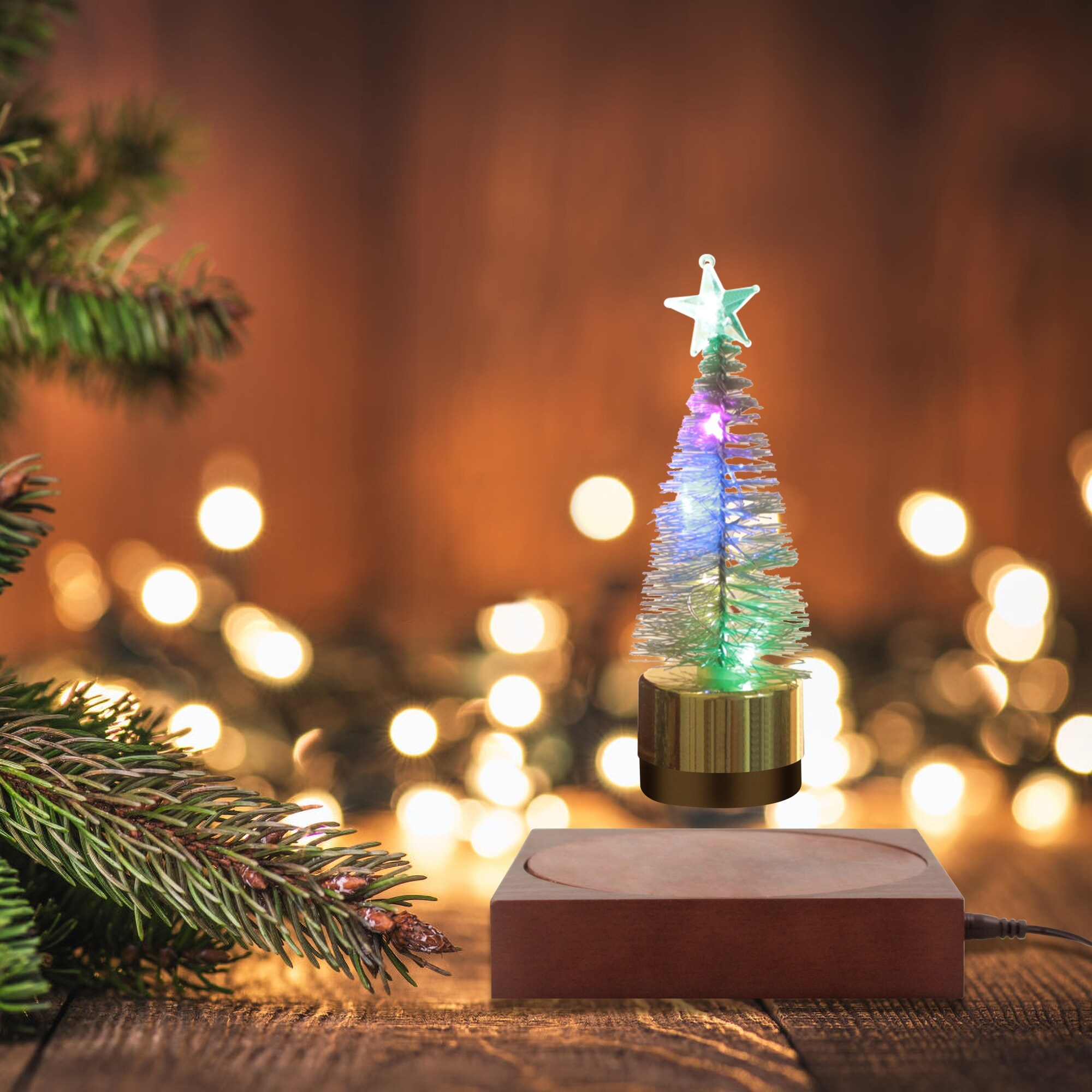 Magnetic Levitation Christmas Tree Lamp - Unique Holiday Gift