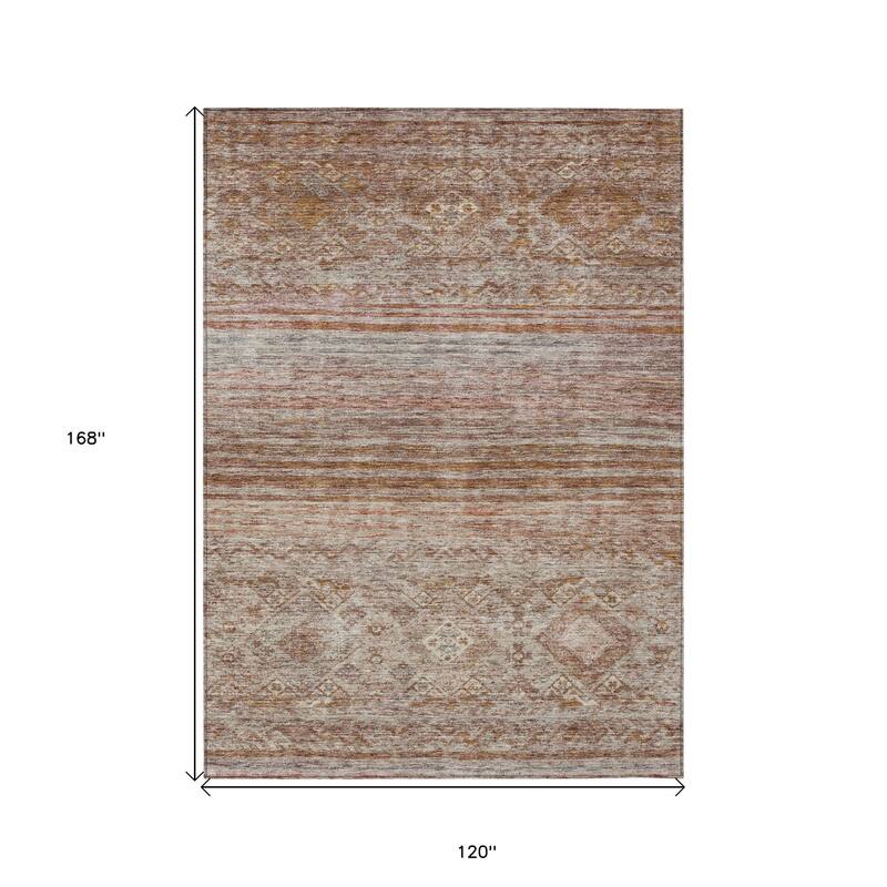 HomeRoots Floral Transitional Rectangle Outdoor Rug