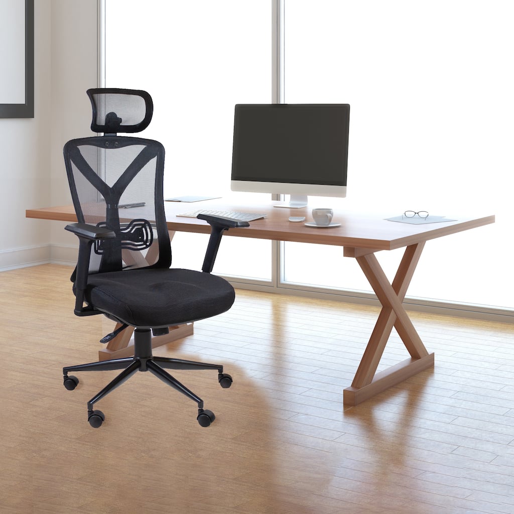 Oscar High-Back Mesh Office Chair with Wheels