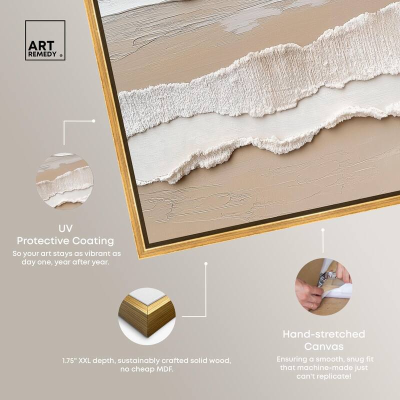 Textured Sea II Canvas by Art Remedy