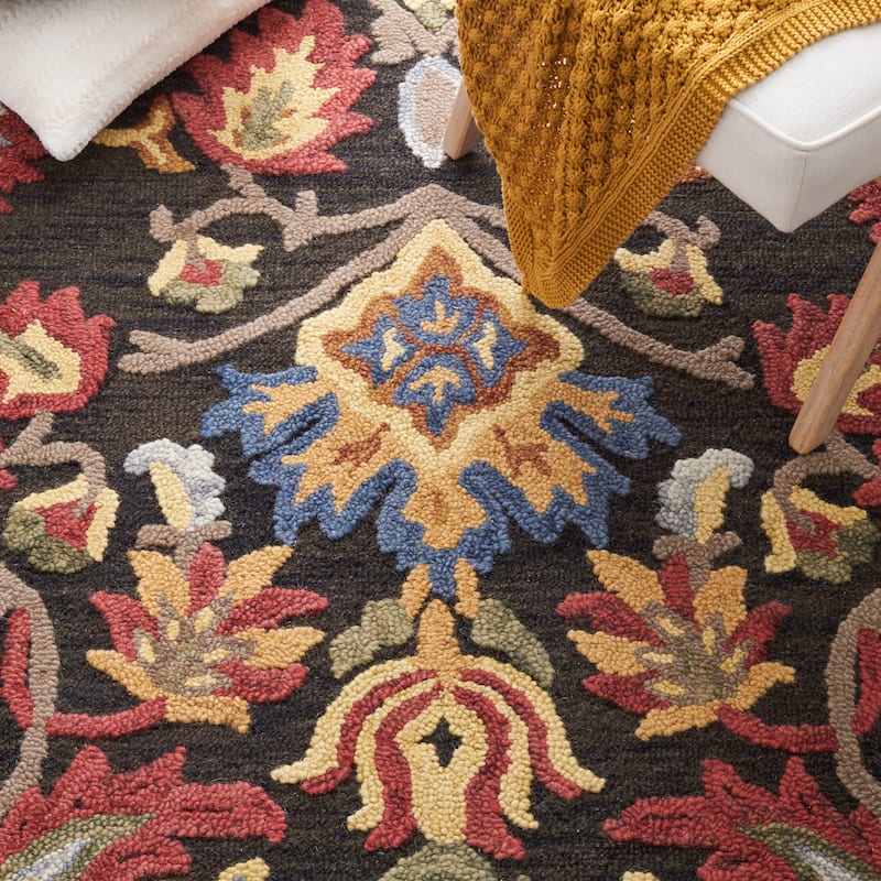 SAFAVIEH Fiorello Handmade Blossom French Country Wool Area Rug