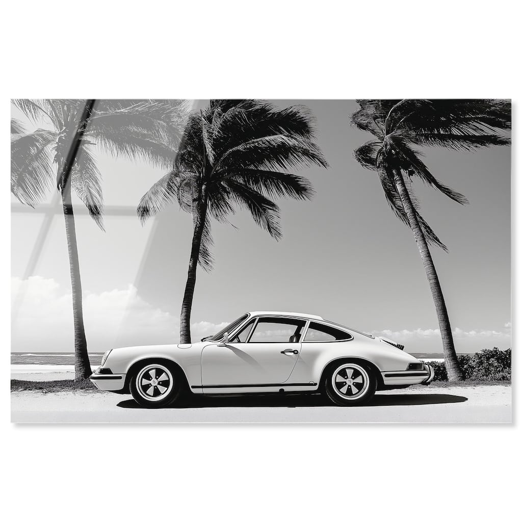 Analog Vintage Car Acrylic by Art Remedy, Ready to Hang