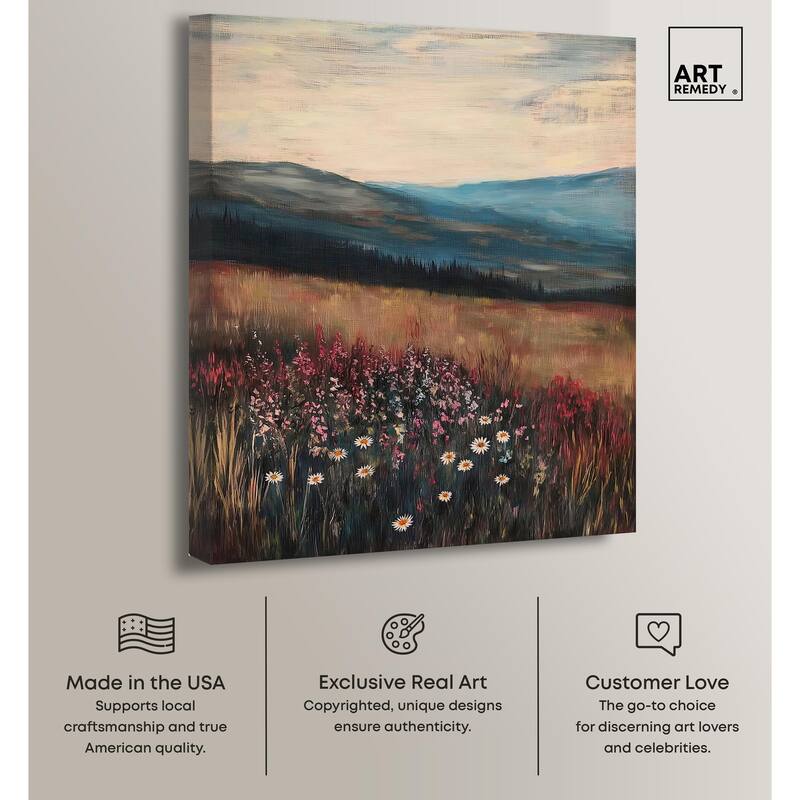 Gloaming Glade Canvas by Art Remedy, Gallery Wrapped