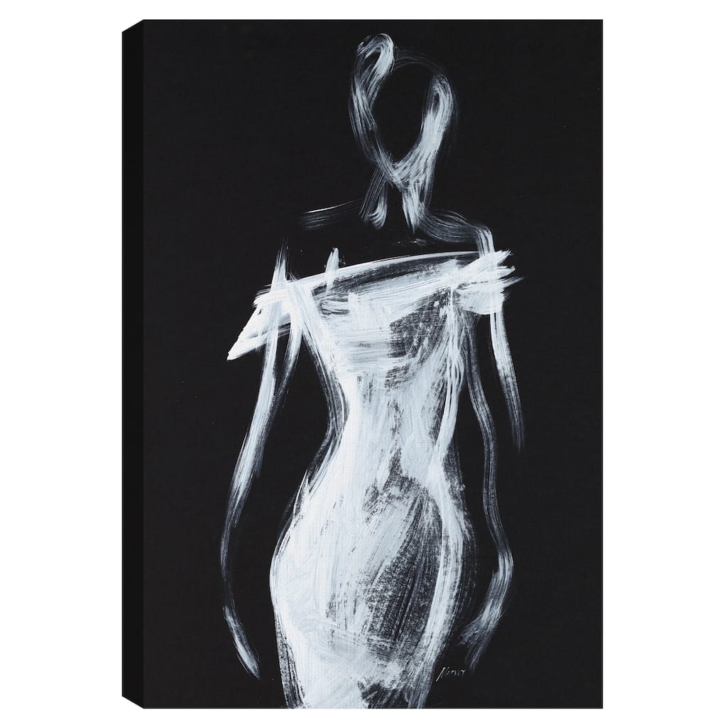 Fashion Silhouette by Shawn Mackey Canvas Art Print by Shawn Mackey Canvas Art Print