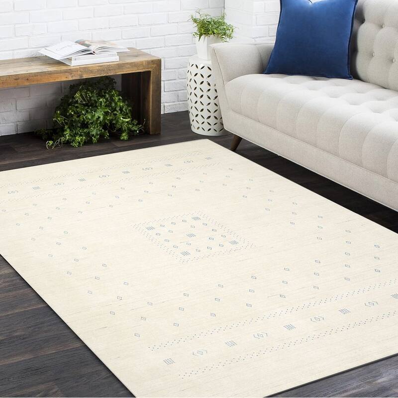 Overton Simi One-of-a-Kind Handmade Area Rug - 9' x 12' - Snow