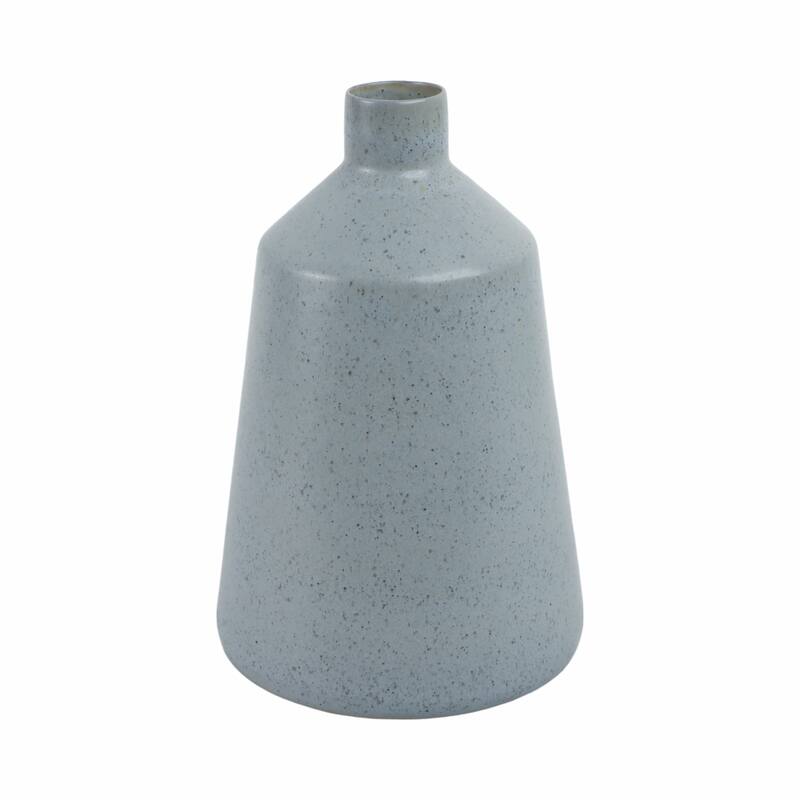 Terracotta Vase Decorative Accent with Tapered Design and Narrow Neck
