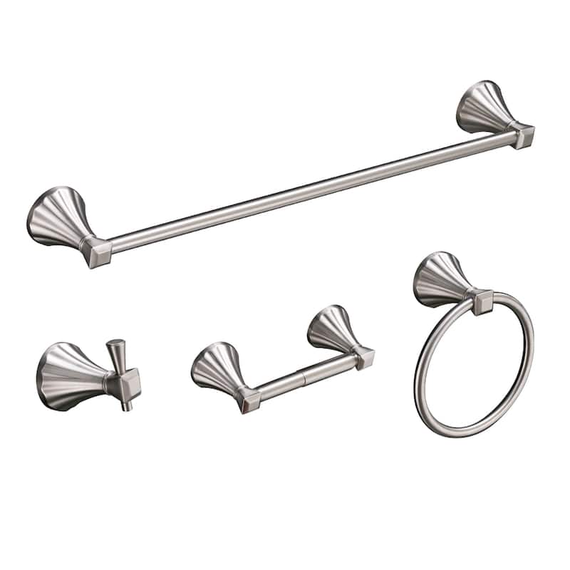 4 Piece Towel Rack Set Bathroom Hardware Set Towel Bar