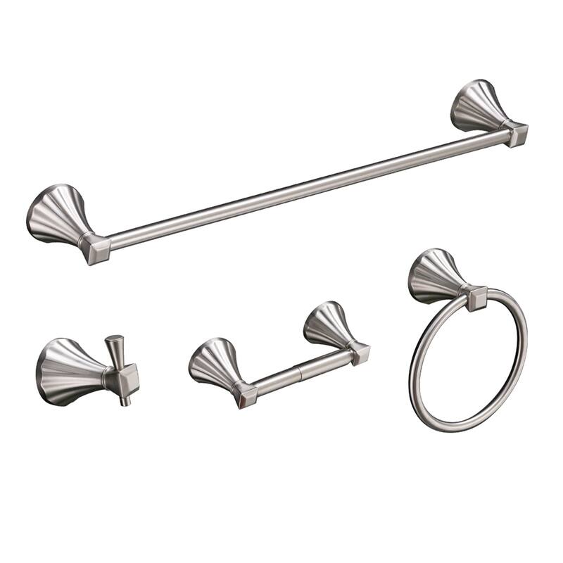 Bathroom Zinc Alloy Four-piece Set With Fidden Installation
