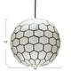preview thumbnail 18 of 56, Capiz Honeycomb Globe Pendant Light
