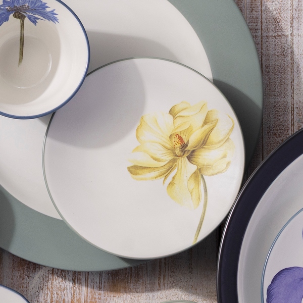 Noritake Colorwave Set of 4 Floral Appetizer Plates, 6-1/4