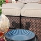 preview thumbnail 9 of 14, Outdoor 7-Piece Wicker Sectional Sofa Set with Furniture Cover