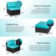 Kinbor Outdoor Cushioned Rattan Sectional Sofa Set
