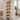 6-Tier Arched Tall Narrow Bookshelf Bookcase with Shelves