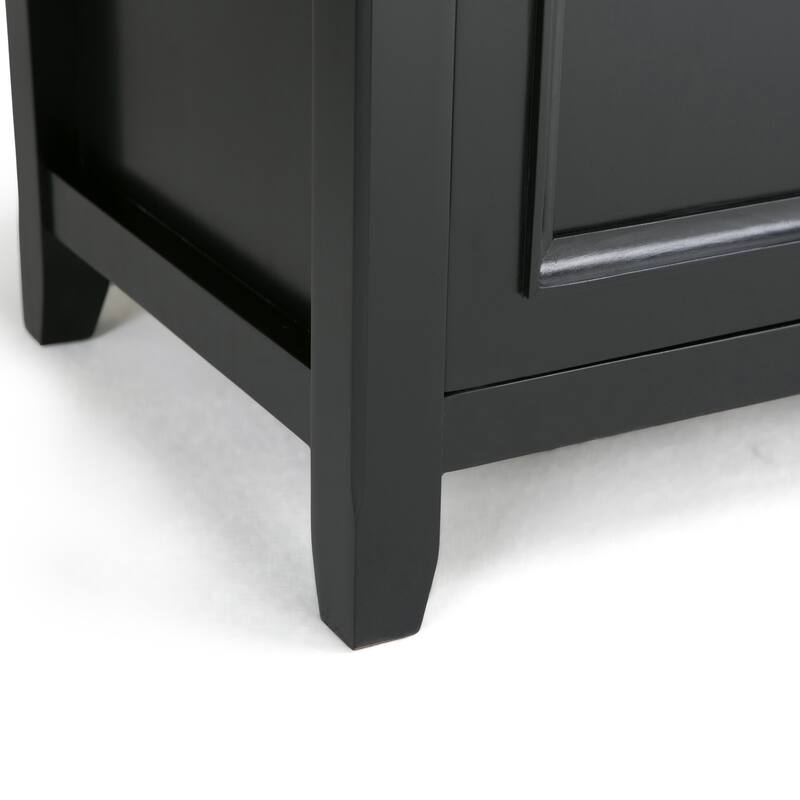 WYNDENHALL Halifax 54 inch Wide Solid Wood Transitional TV Stand - 54'' W x 18.9'' D x 31.9'' H