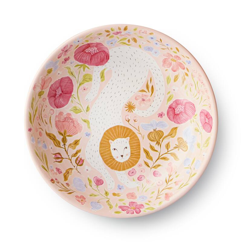 Certified International Menagerie 9" Soup/Cereal Bowls, Set of 4 Assorted Designs - 9.00"L x 9.00"W x 2.00"H