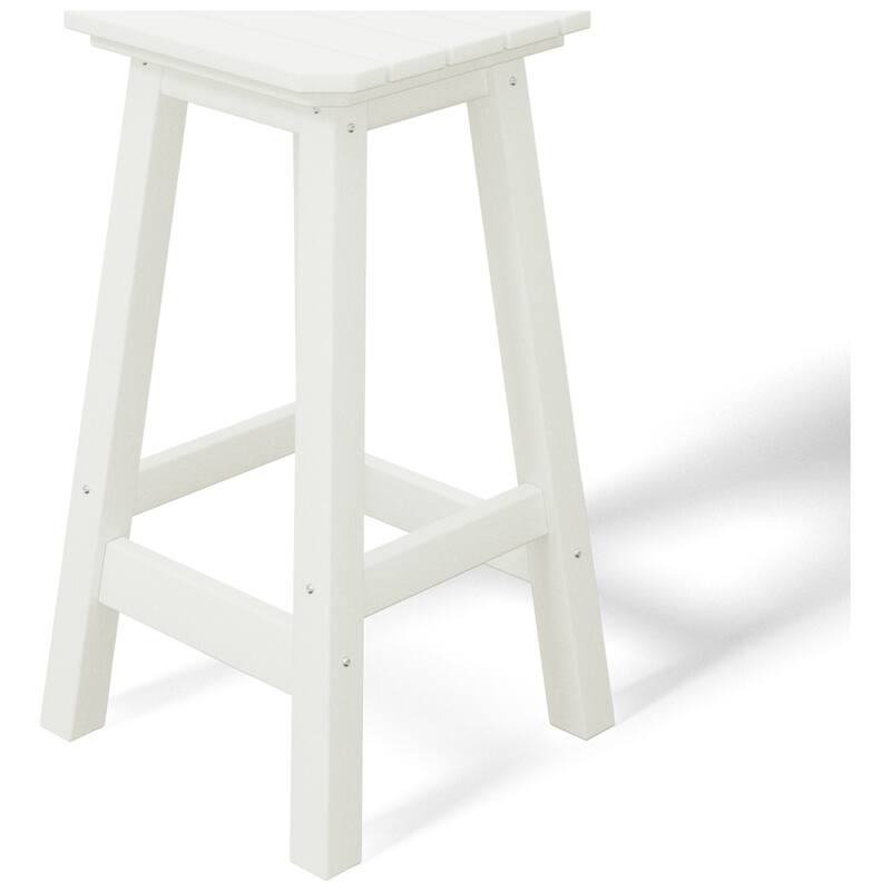 Laguna Hdpe All Weather Outdoor Patio 24" Square Counter Stool